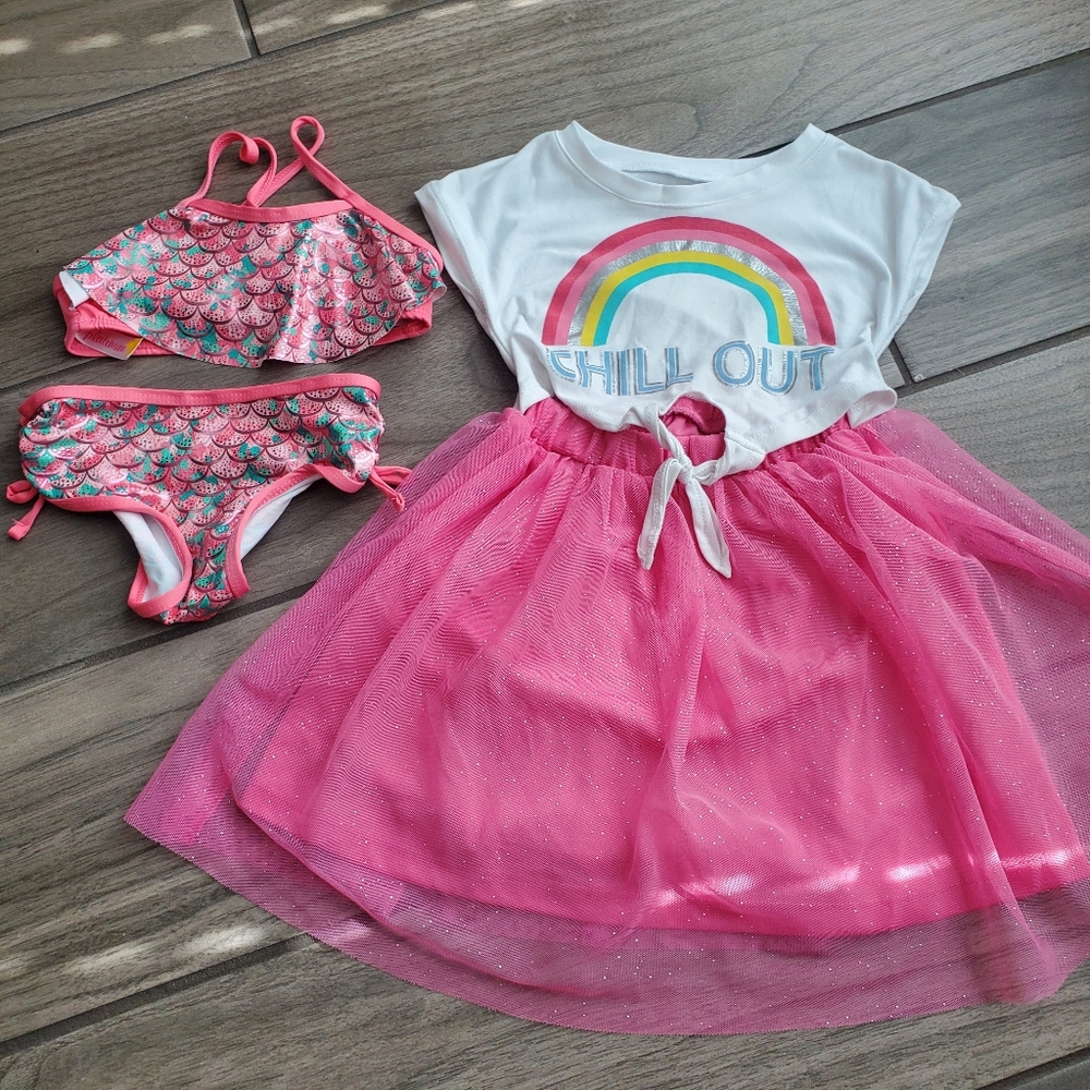 4/$25 Dress and Swimsuit Bundle Size 3T